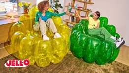 New JELL-O Furniture Line Features Inflatable Chairs as a Nod to Fan-Favorite Flavors