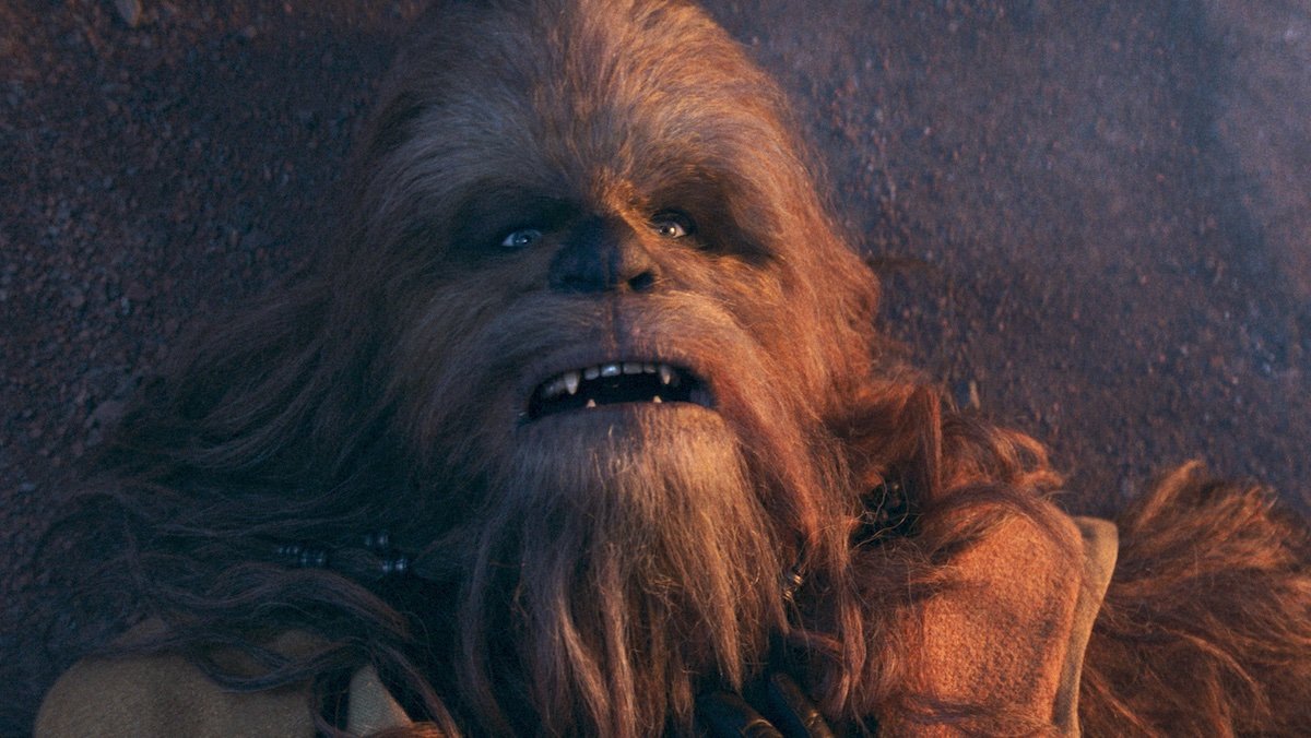 Jedi Wookiee Kelnacca with his eyes open on the ground on The Acolyte