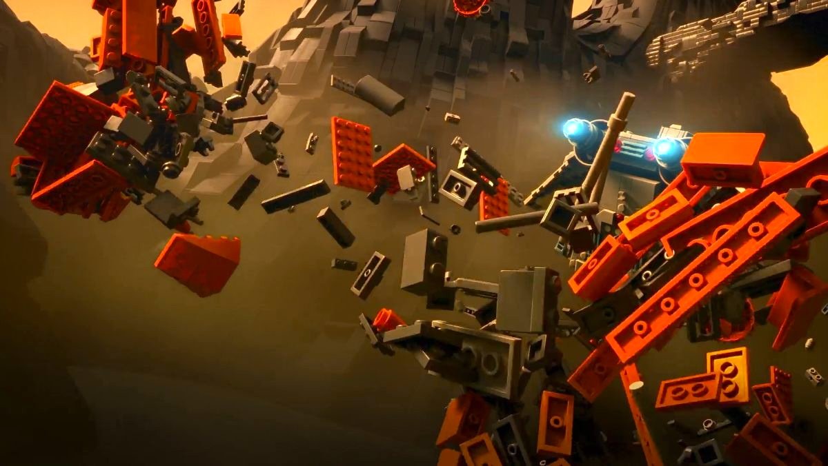 LEGO Star Wars rebuild the galaxy clip with LEGO pieces