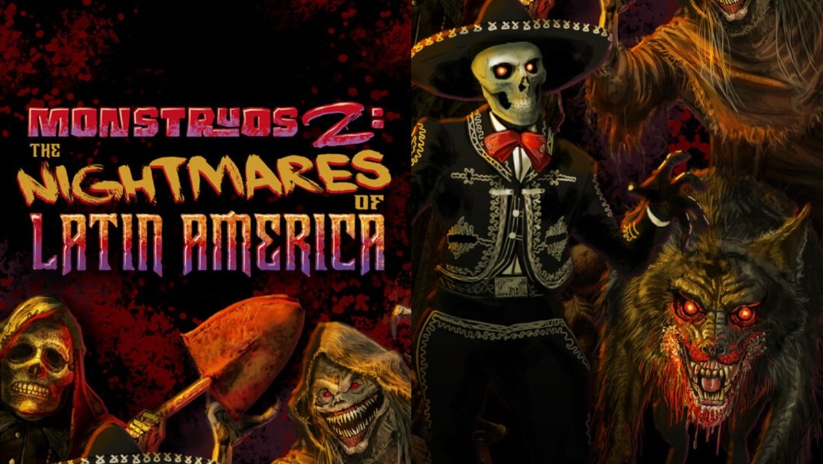 The logo art for Monstrous 2: The Legends of Latin America from Universal Hollywood Halloween Horror Nights 2024.