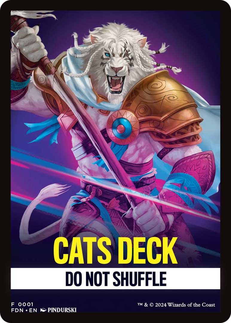 The Cat Deck Theme from Magic: The Gathering's Foundations set.