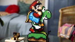 New SUPER MARIO WORLD: Mario & Yoshi LEGO Set Is a Nostalgic 2D Build—Nerdist Exclusive Reveal
