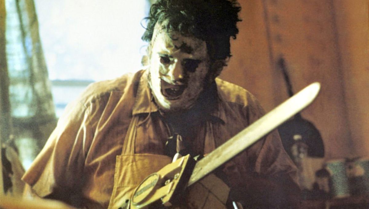 Leatherface with a chain saw
