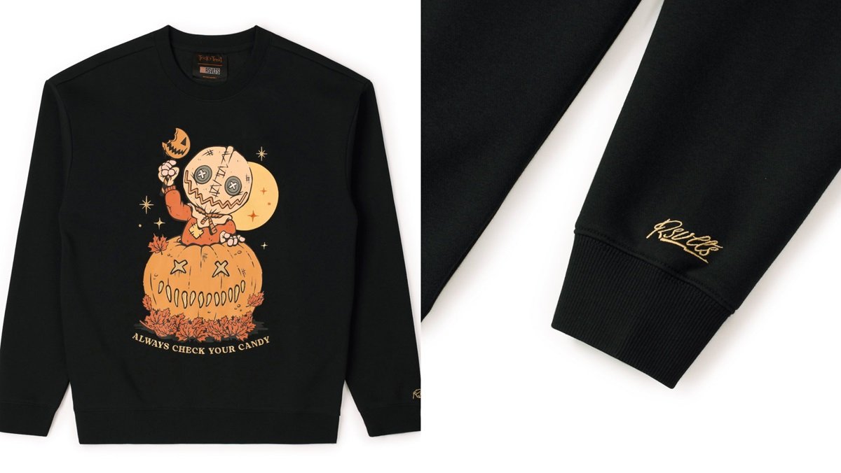 RSVLTS' Trick 'r Treat Always Check Your Candy Sweatshirt.
