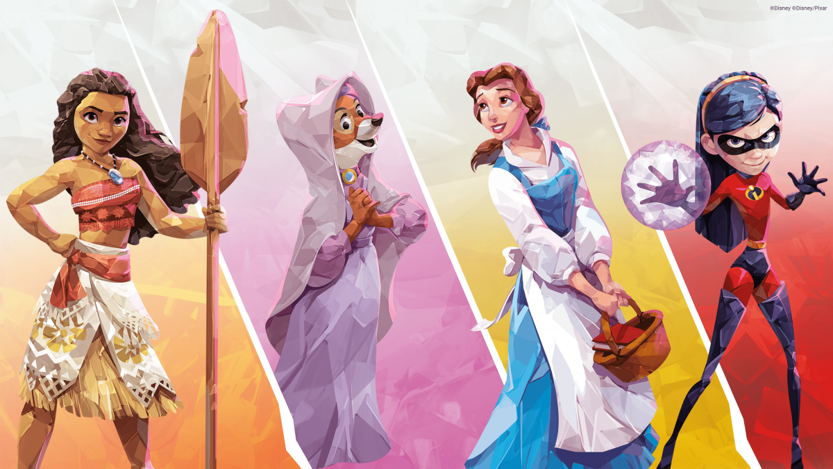 Chronicles of Light Darkness Falls Disney Edition Heroines, Moana, Maid Marian, Belle, Violet