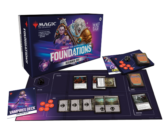 The Beginners Box from Magic: The Gathering Foundations set